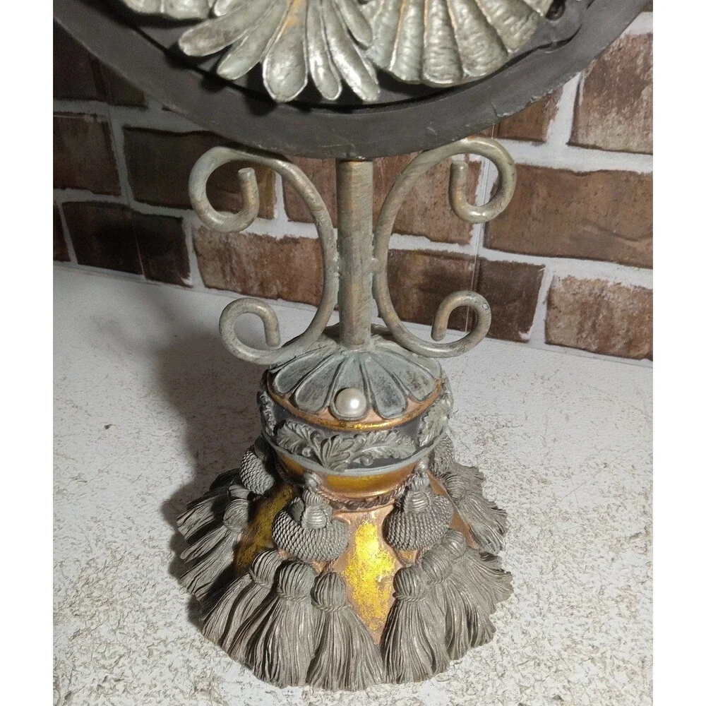 Vintage Victorian Cast iron Vanity Mirror